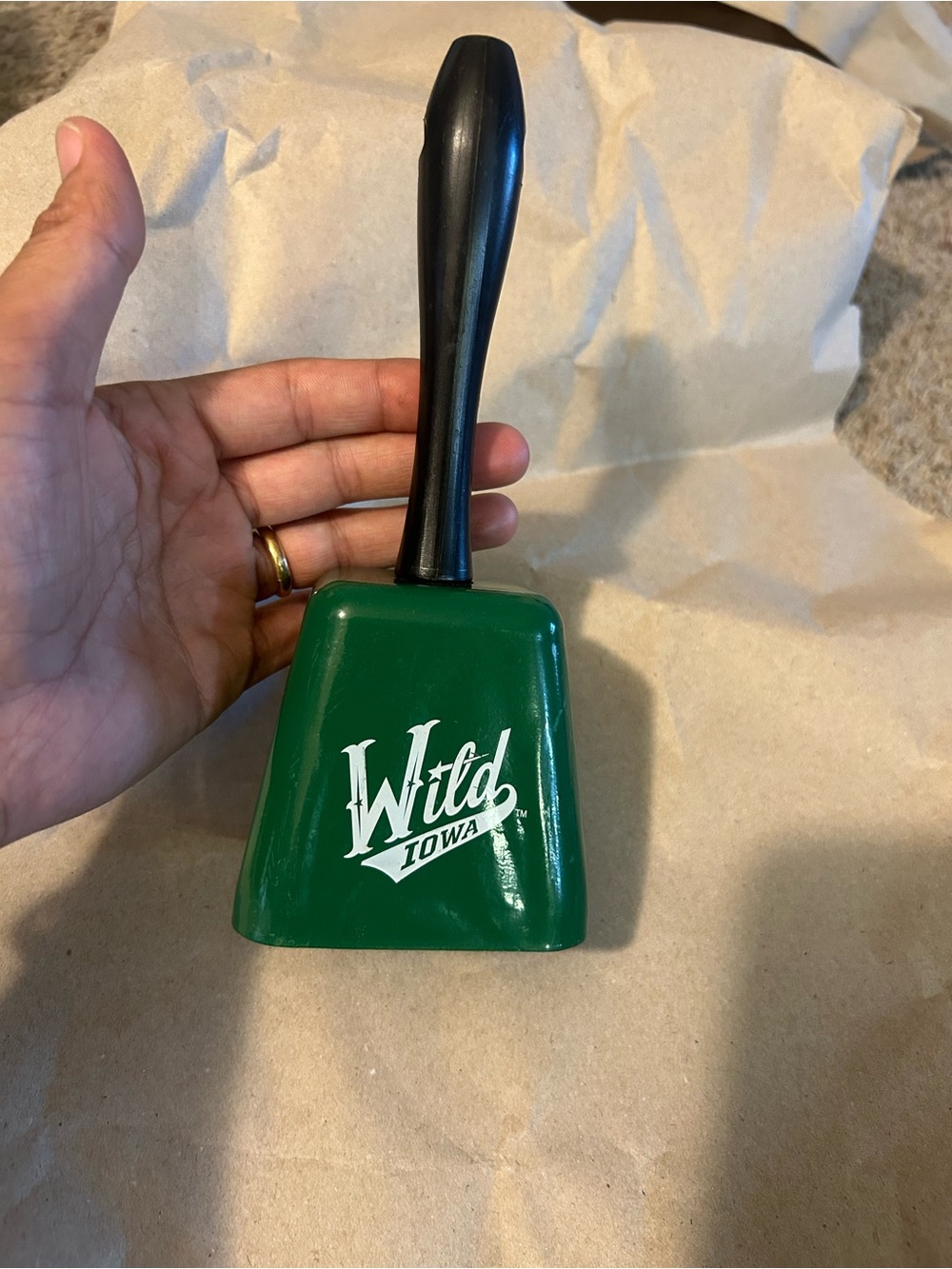 Wild IOWA - hockey noise maker bells - cowbell